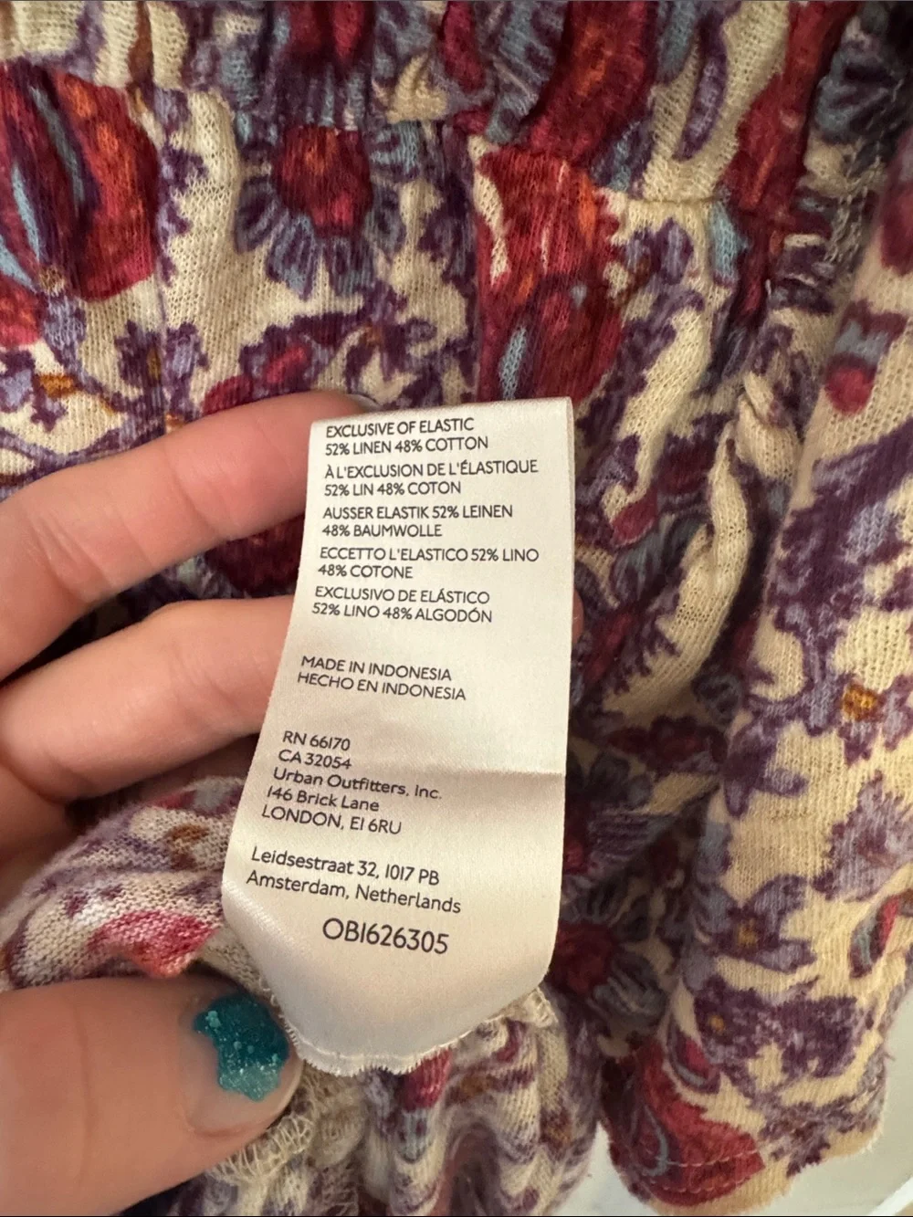 Free People smocked yoke